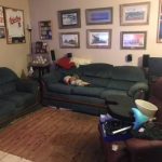 clean living room