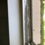dirty window frame